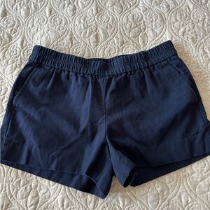 J. Crew Women's High Waist Dark Blue Shorts
